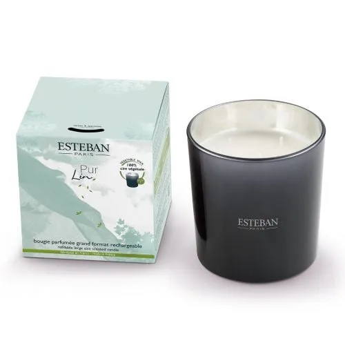 Lumanare Parfumata Pur Lin 450g - Esteban Paris Parfums - Image 1