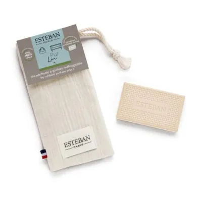 Saculet Parfumat Reincarcabil Pur Lin - Esteban Paris Parfums