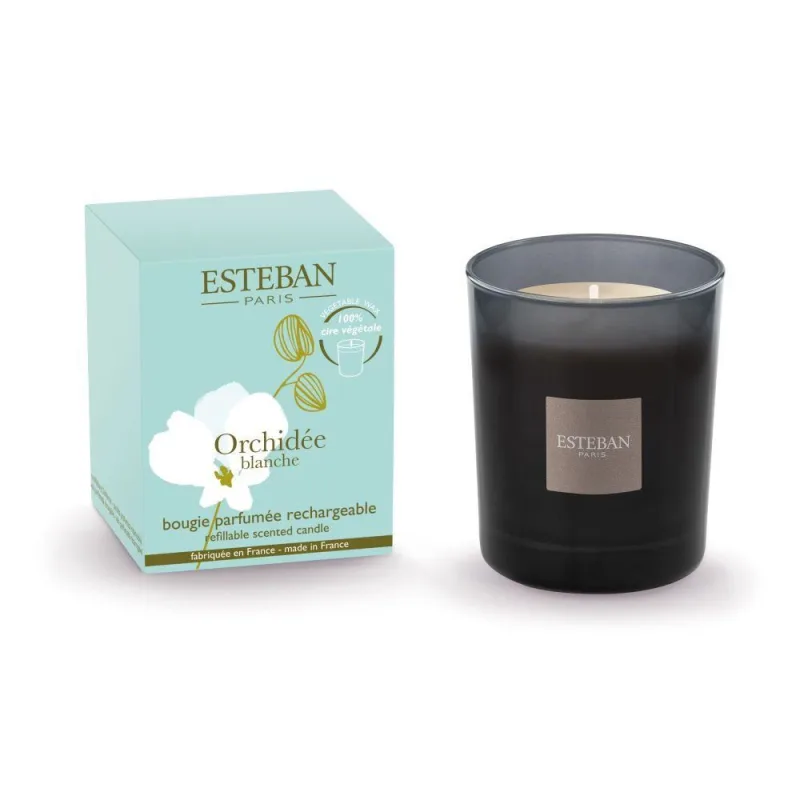 Lumanare Parfumata Orchidee Blanche - Esteban Paris Parfums - Image 1