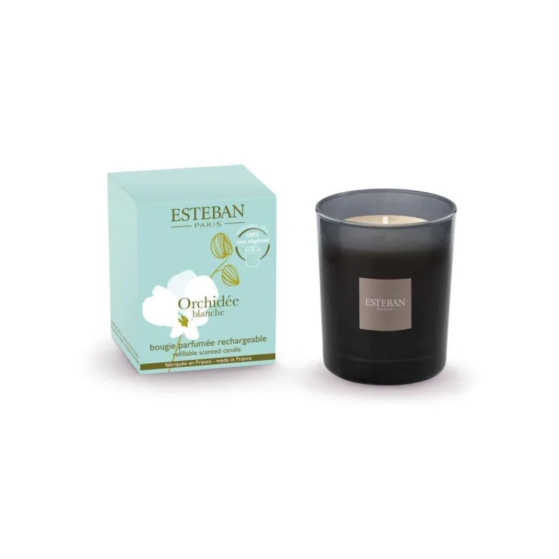 Lumanare Parfumata Orchidee Blanche - Esteban Paris Parfums - Image 2