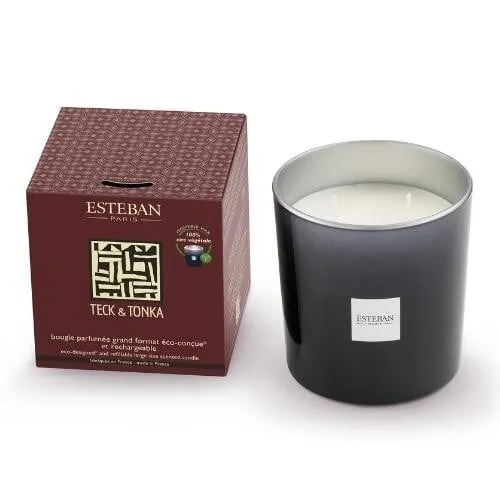 Lumanare Parfumata Teck&Tonka 450g - Esteban Paris Parfums - Image 1