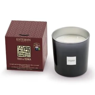 Lumanare Parfumata Teck&Tonka 450g - Esteban Paris Parfums