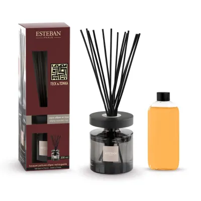 Difuzor Parfum Ellipse Teck&Tonka 200ml - Esteban Paris Parfums