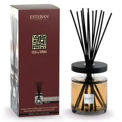 Difuzor Parfum Ellipse Teck&Tonka 500ml - Esteban Paris Parfums