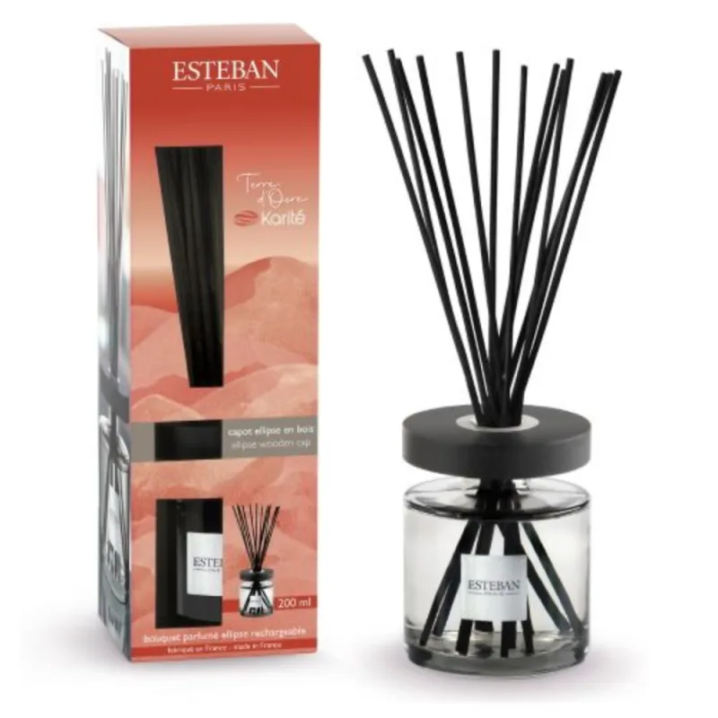 Difuzor parfum deco. Terre D'ocre Karite 200 ml - Esteban Paris Parfums - Image 3