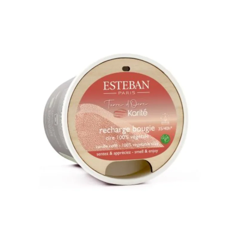 Rezerva lumanare Terre D'ocre Karite 180g - Esteban Paris Parfums - Image 2