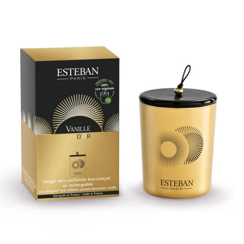 Lumanare deco.180 g Vanille D'or - Esteban Paris Parfums - Image 1