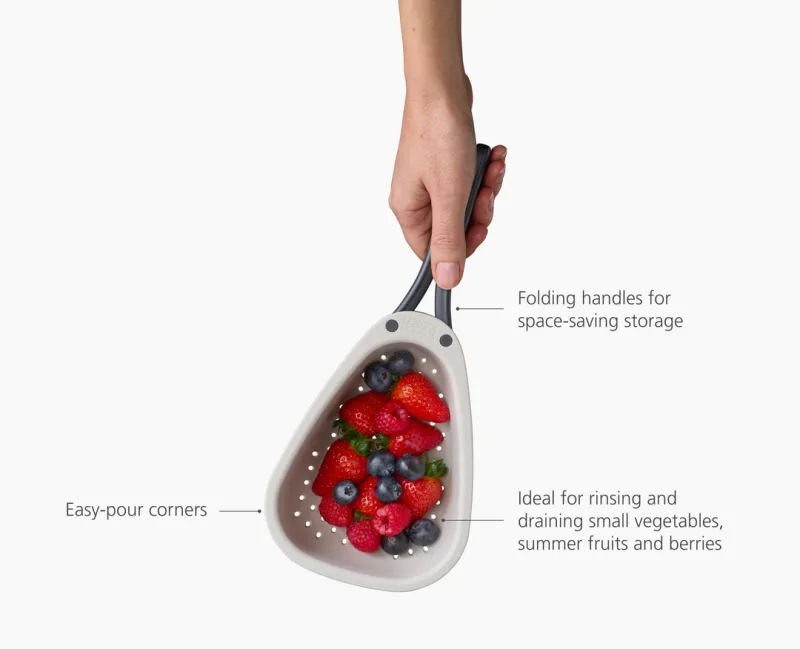 Strecuratoare cu maner pliabil Droplet Mini Small - JosephJoseph - Image 5