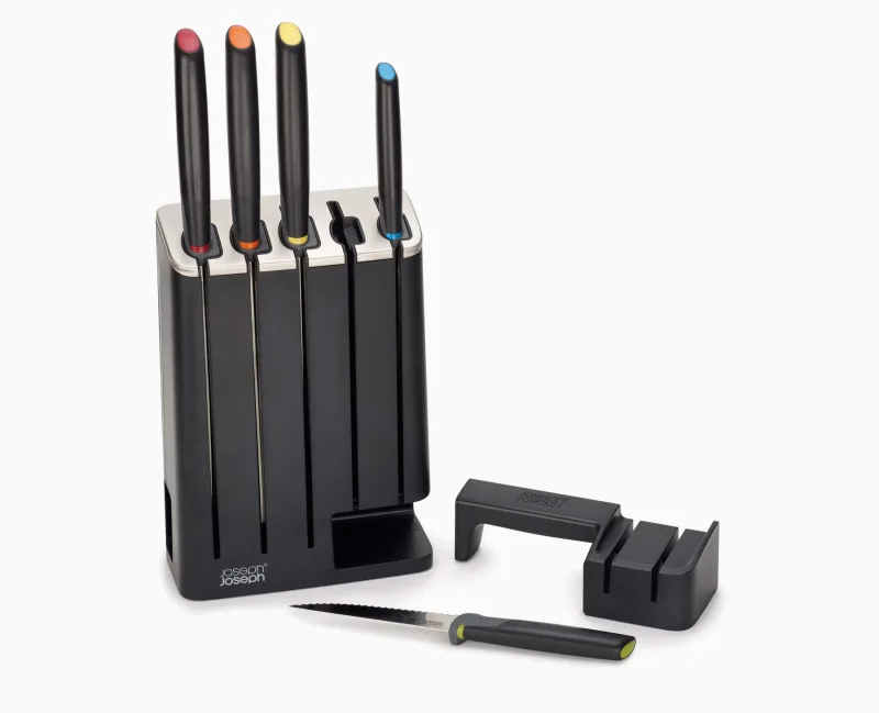 Set 5 cutite Bucatarie Elevate cu Suport Slim - JosephJoseph - Image 4
