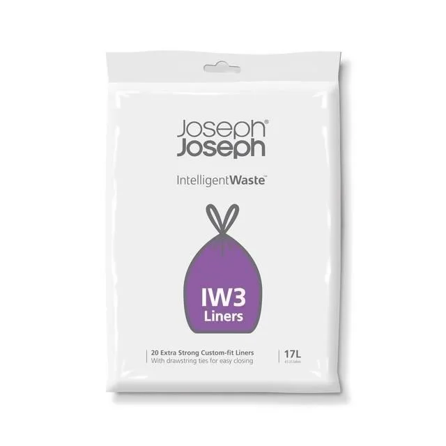 Set 20 Saci Gunoi 17L Cos Colectare Selectiva - JosephJoseph