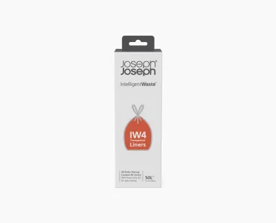 Set 20 Saci transparenti Iw4-50L Cos Gunoi sistem Compactare - JosephJoseph