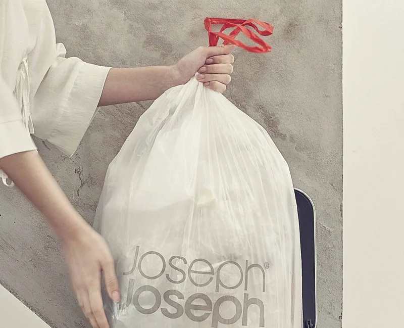 Set 20 Saci transparenti Iw4-50L Cos Gunoi sistem Compactare - JosephJoseph - Image 3