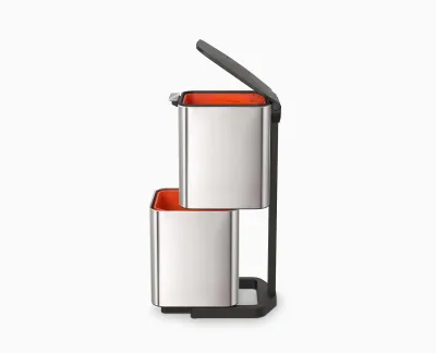 Cos Gunoi Colectare Selectiva 60L Inox - JosephJoseph