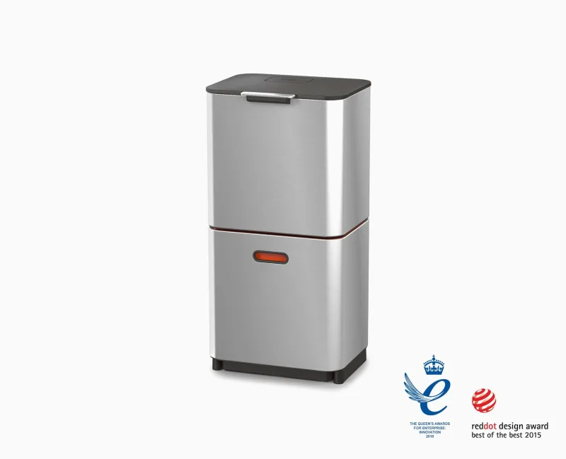 Cos Gunoi Colectare Selectiva 60L Inox - JosephJoseph - Image 2