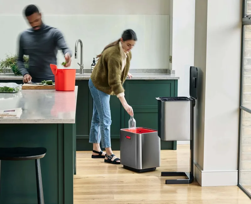 Cos Gunoi Colectare Selectiva 60L Inox - JosephJoseph - Image 7