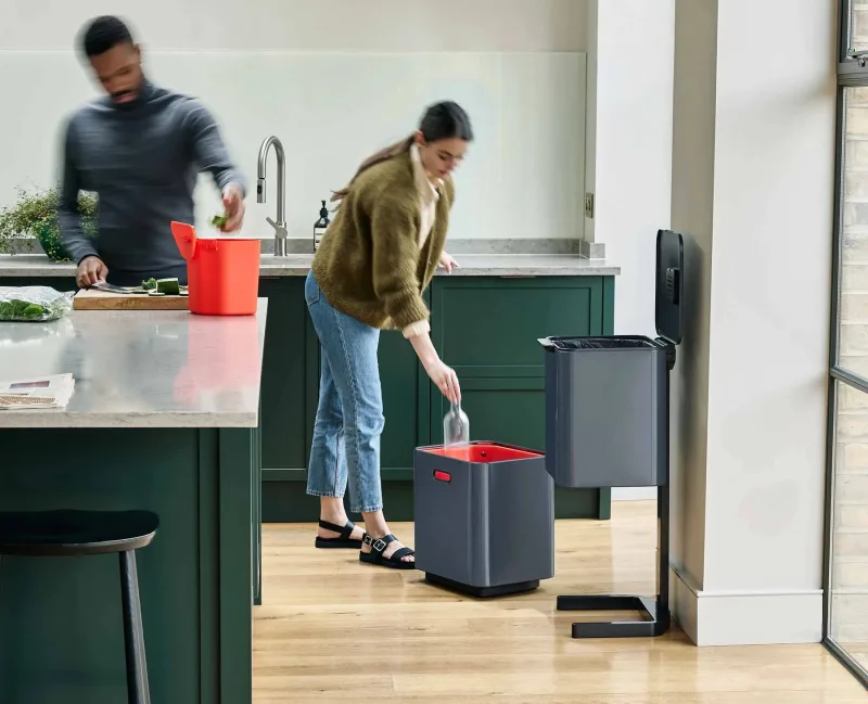 Cos Gunoi Colectare Selectiva 60L Grafit - JosephJoseph - Image 7