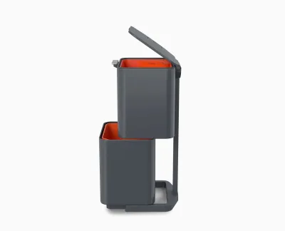 Cos Gunoi Colectare Selectiva 40L Grafit - JosephJoseph