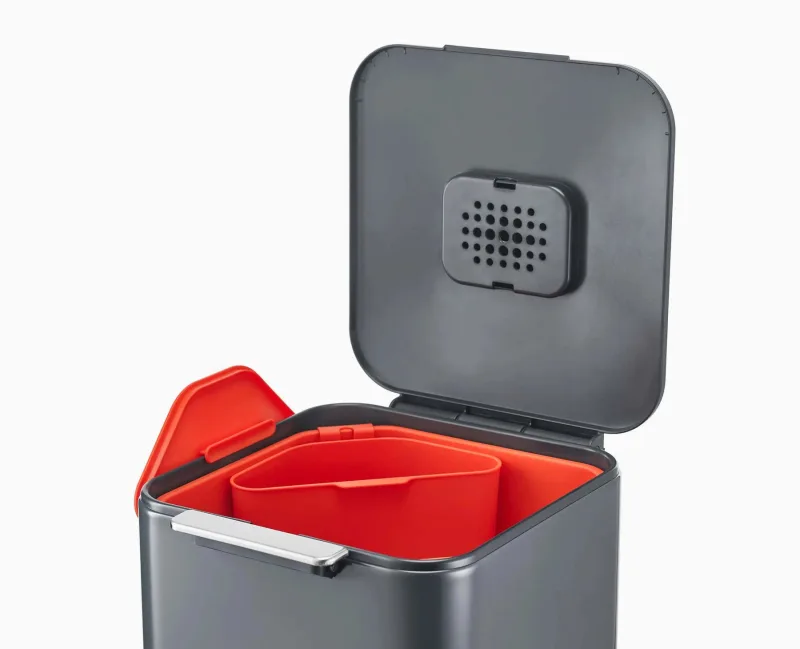 Cos Gunoi Colectare Selectiva 40L Grafit - JosephJoseph - Image 3