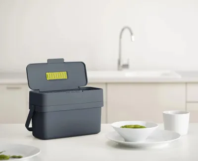 Cos Compact Resturi Mancare Grafit - JosephJoseph