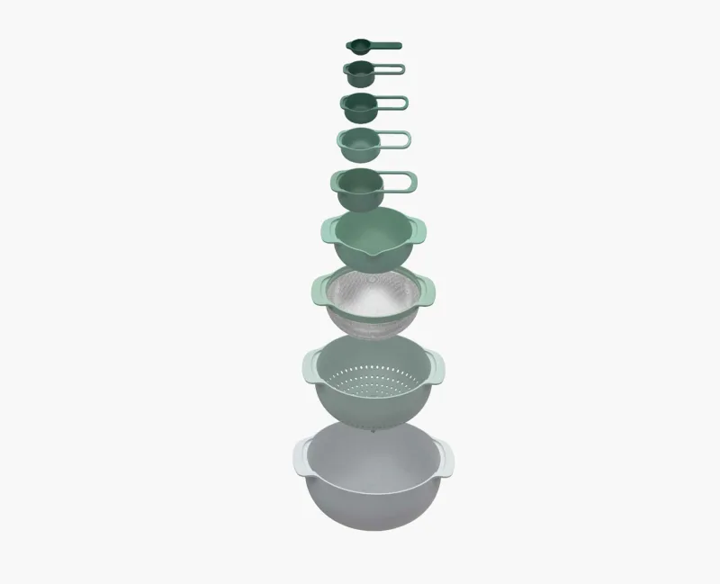 Nest Plus 9 Set Boluri cu Masuri Editions Sage - JosephJoseph - Image 2