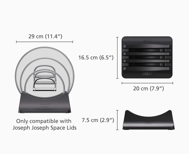 Suport pentru depozitare 3 Capace Space - JosephJoseph - Image 3