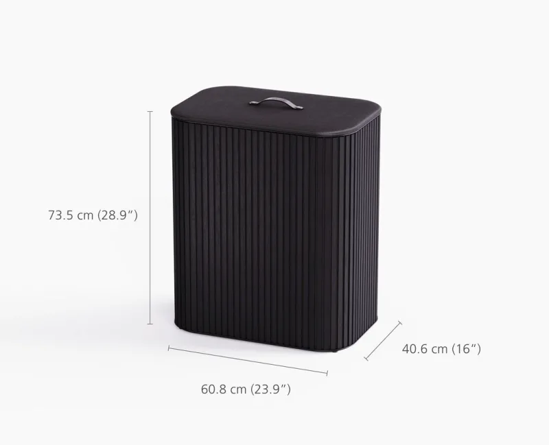 Cos de rufe 2 compartimente Tota Luxe 90L Negru - JosephJoseph - Image 5