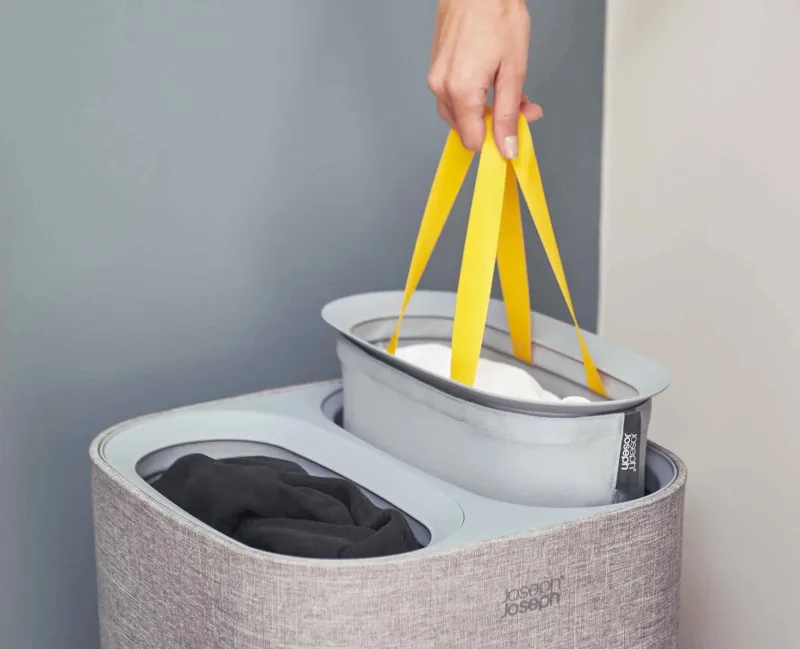 Cos pentru rufe 60L Tota Gri - JosephJoseph - Image 2