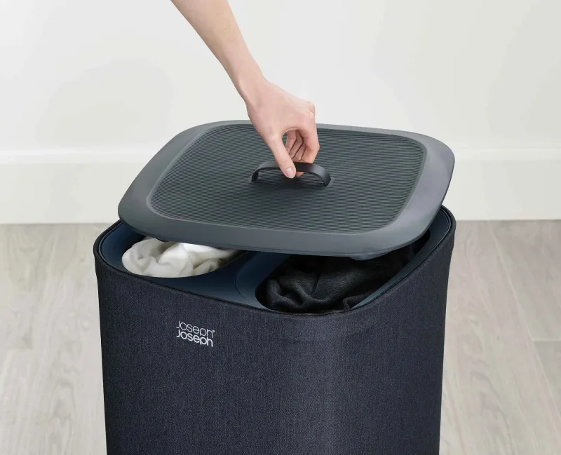 Cos pentru rufe 60L Tota Negru - JosephJoseph - Image 2