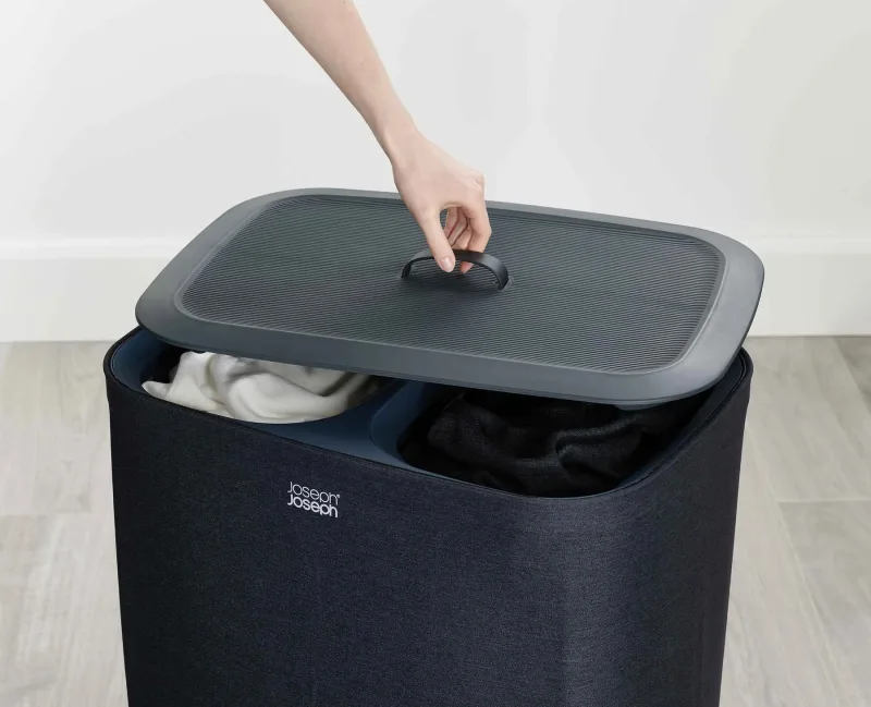 Cos pentru rufe 90L Tota Negru - JosephJoseph - Image 2