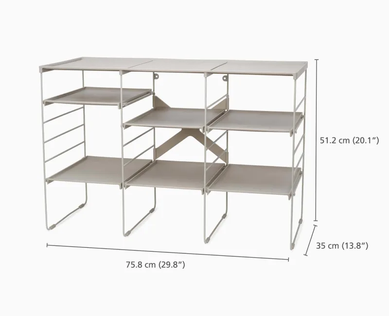 Suport pentru încălțăminte reglabil Level Plus - triplu - JosephJoseph - Image 7