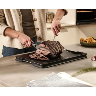 Tocator Negru Cut&Carve Large - JosephJoseph