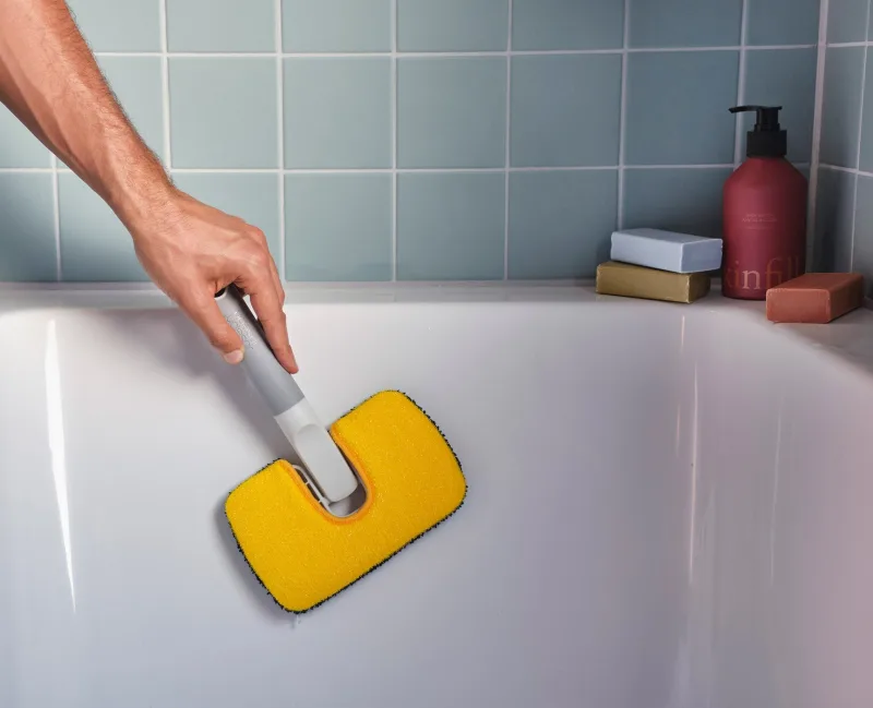Capat inlocuitor pentru dispozitiv de curatare suprafete baie CleanTech 2-in-1 - JosephJoseph - Image 1