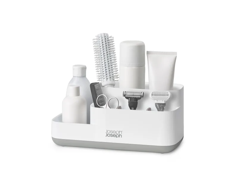 Organizator Accesorii Baie Easy-Store Gri/Alb - JosephJoseph - Image 1