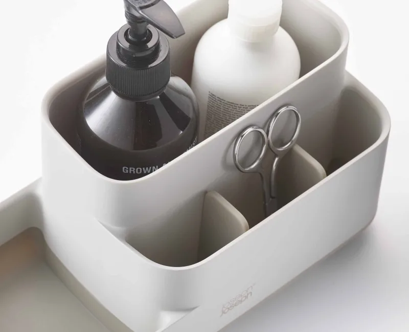 Organizator Accesorii Baie Easy-Store Ecru - JosephJoseph - Image 4