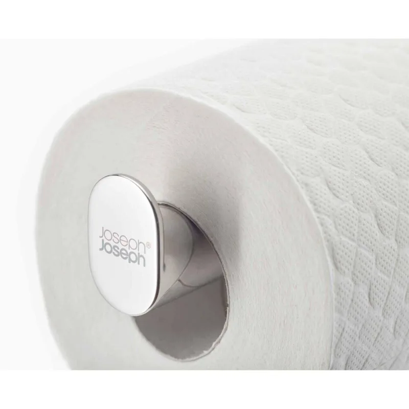 Suport baie hartie Easystore Luxe 2 în 1 Inox - JosephJoseph - Image 5
