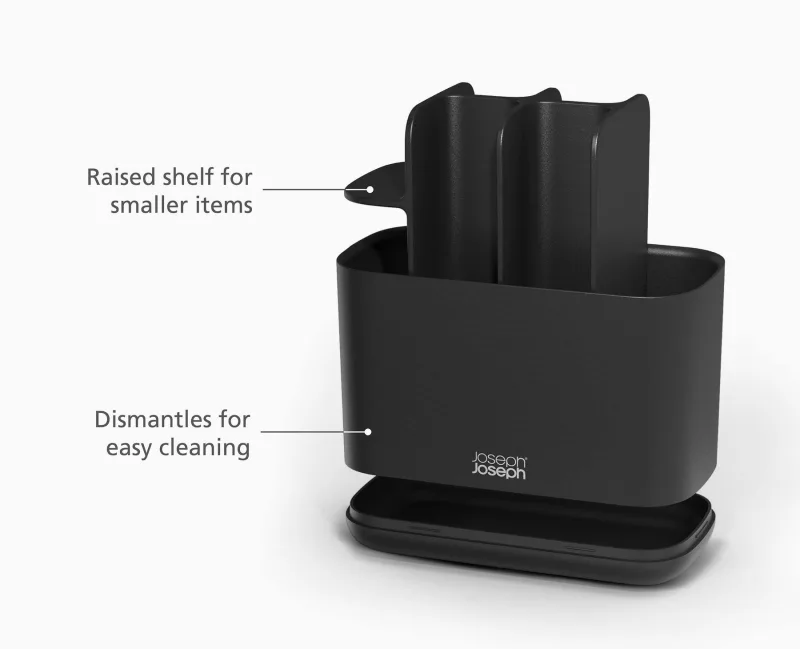 Organizator Periuta Dinti Easy-Store Large Negru - JosephJoseph - Image 6