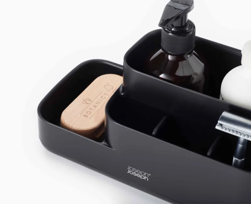Organizator Accesorii Baie Easy-Store Negru - JosephJoseph - Image 3