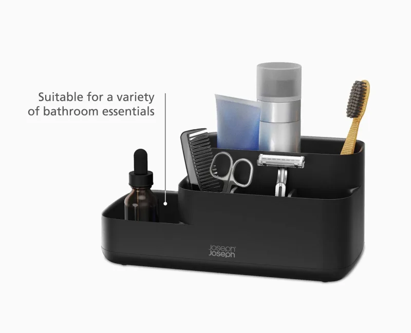 Organizator Accesorii Baie Easy-Store Negru - JosephJoseph - Image 4