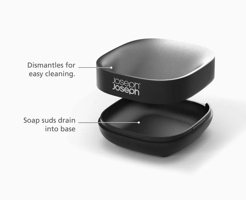 Suport Sapun Slim Compact Negru - JosephJoseph - Image 6