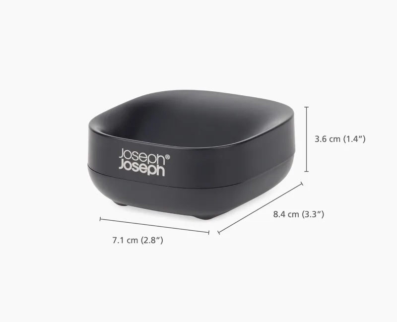 Suport Sapun Slim Compact Negru - JosephJoseph - Image 7