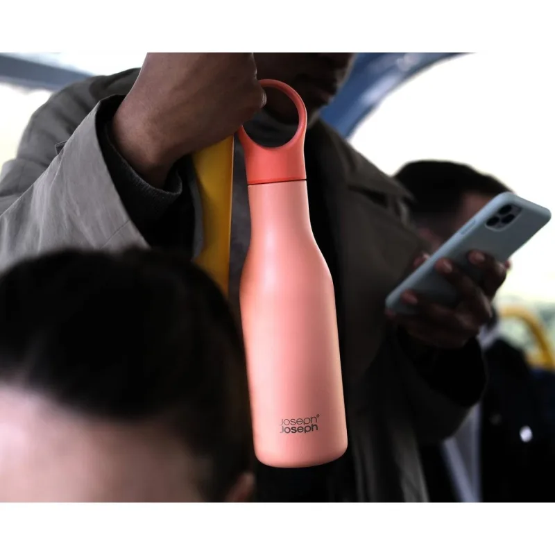 Sticla apa 500ml Loop coral - JosephJoseph - Image 4