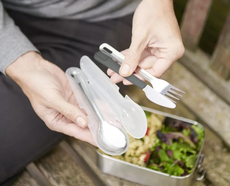 Set tacamuri inox Goeat Antracit - JosephJoseph - Image 1