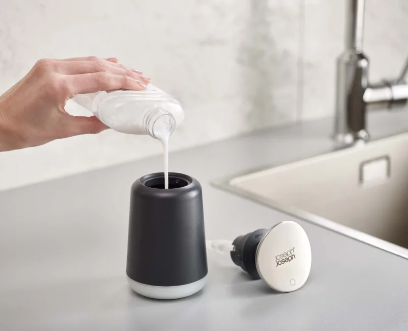 Dispenser Sapun Lichid Presto Gri - JosephJoseph - Image 3