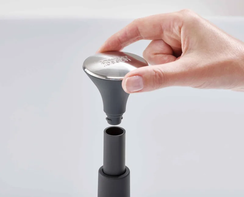 Suport Rola Hartie Push&Tear Gri - JosephJoseph - Image 3