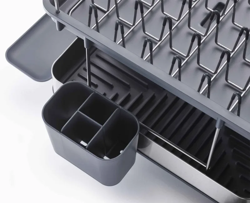 Uscator Vase Inox cu 2 nivele Gri - JosephJoseph - Image 4
