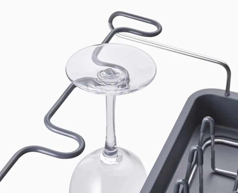 Uscator Vase Inox cu 2 nivele Gri - JosephJoseph - Image 5