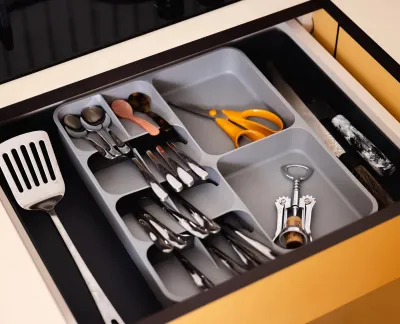 Organizator Extensibil pentru tacamuri &amp; cutite - JosephJoseph