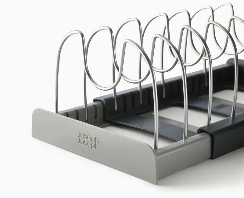 Organizator Extensibil pentru Oale si capace Gri - JosephJoseph - Image 4