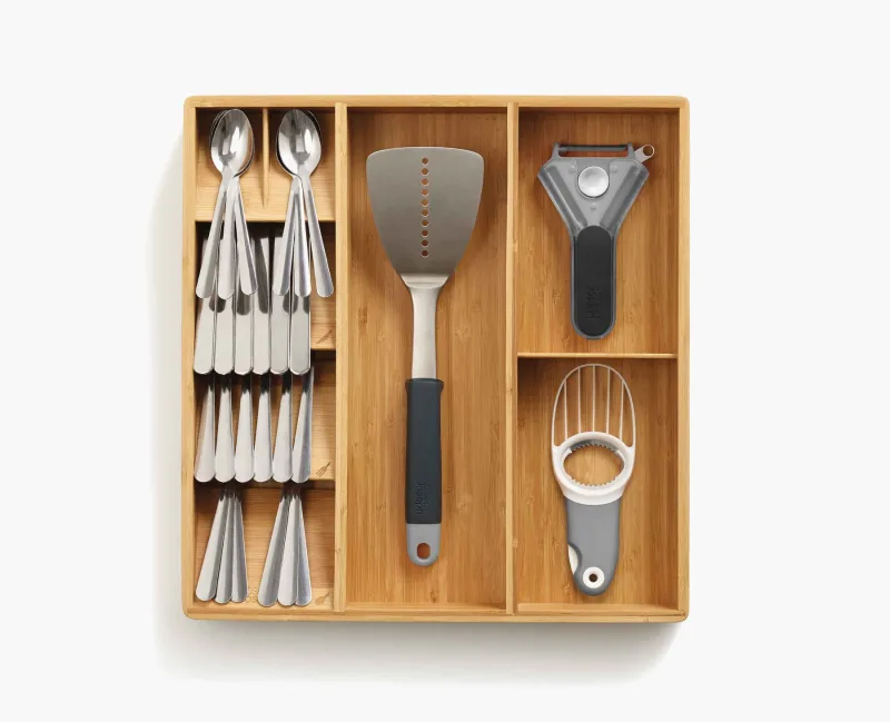 Organizator Cutite, Tacamuri & Ustensile bambus - JosephJoseph - Image 2