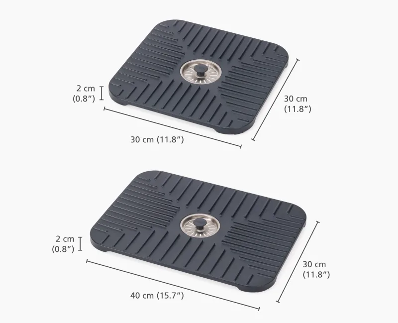 Protector pentru chiuvetă Gri 40 cm - JosephJoseph - Image 2